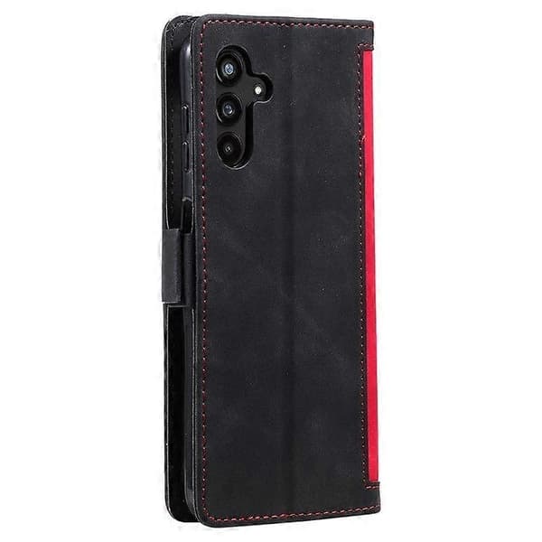 【03】til Samsung Galaxy A36 5G Pung Etui Stativ Læder Telefon Cover - Perfekt Red