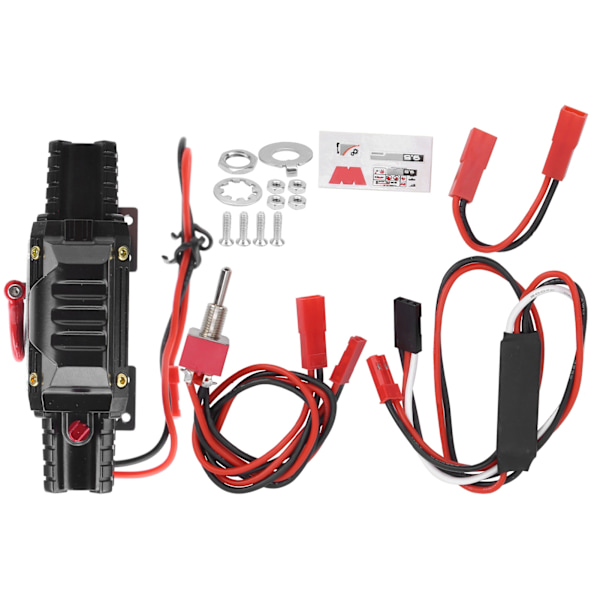 RC Dubbel Motor Metallvinsch med Brytare 3:e Kanalen Passar Traxxas/ Hsp /Redcat /Tamiya /Axial Scx10 D90/ Hpi 1/8