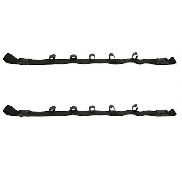 2 stk. køretøj fiskestang holder bælte justerbar fiskestang rem bærbar stang organizer