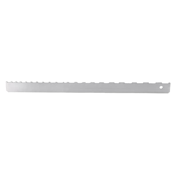 Gitarrhals Skårad Linjal Aluminium Musikinstrument Tillbehör för Elektrisk Folkbas M02833