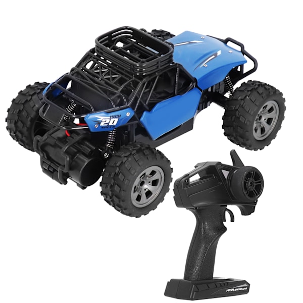 1/18 RC Kiipeilyauto Alloy Off Road -ajoneuvo Kaukosäädin Sähköinen Lelu Lapsille 2.4G Sininen