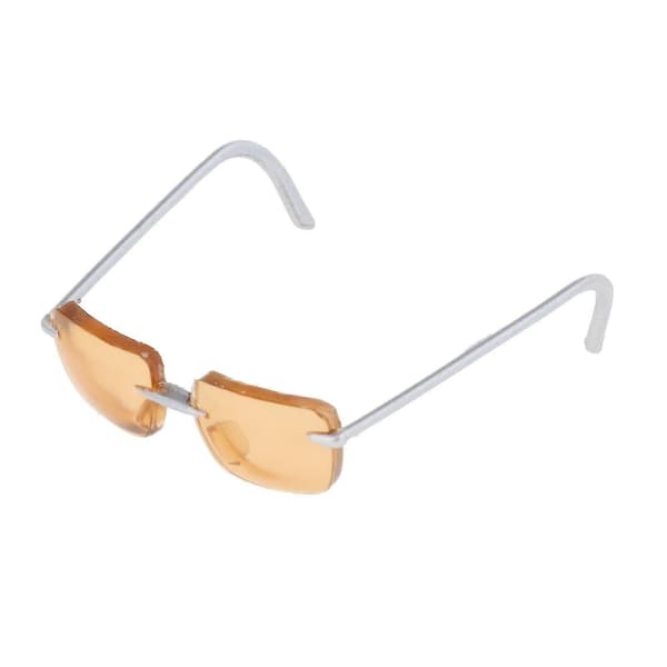 Briller i 1/6 skala af legering - Stilfuldt brille til 12-tommer actionfigurer C