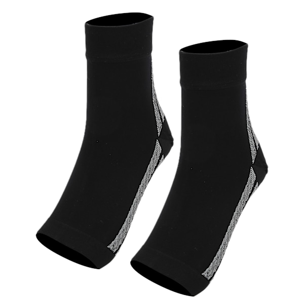 1 par/set utomhus sport kompressionsfotärmar plantar fasciit strumpor hälstöd M