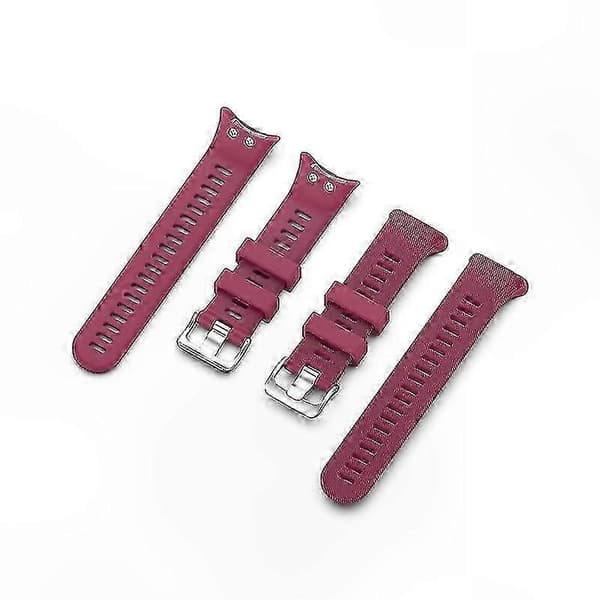 Silikone erstatningsarmbånd til Swim 2 Fitness Tracker Red Wine