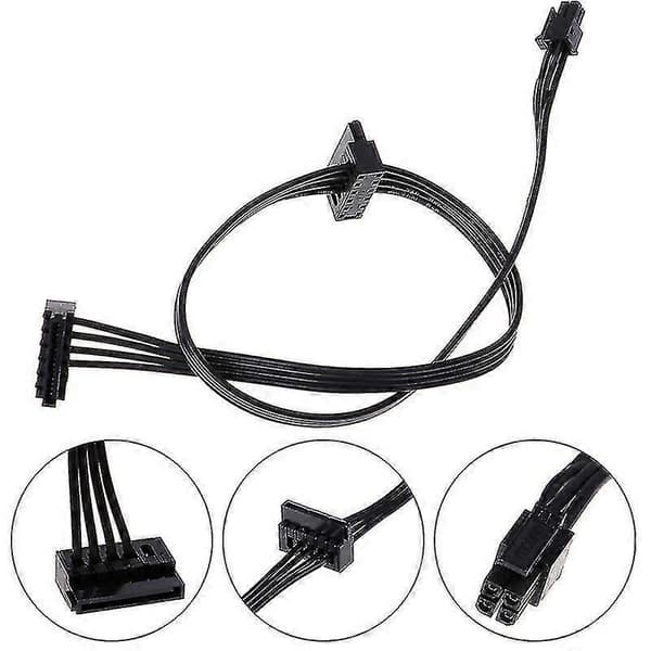 1 stk 45 cm Mini 4-benet til 2 Sata SSD strømkabel til Lenovo M410 M610 M415 -XN Yksi koko