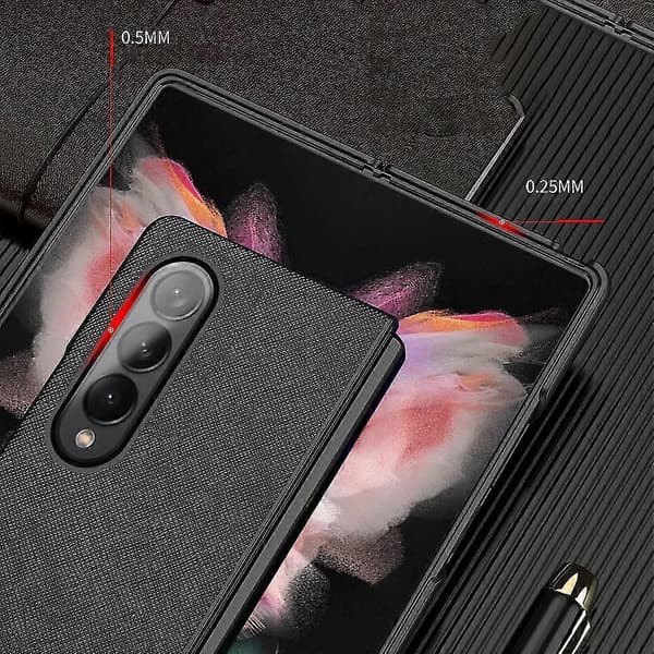 Stødsikkert etui kompatibelt med Samsung Galaxy Z Fold 3 5G Black