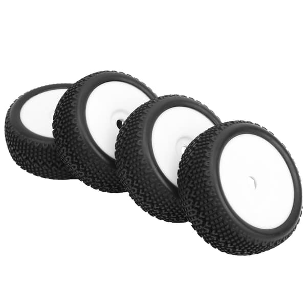 4st RC-bildäck Gummi Antisladd Däck Tillbehör Uppgraderingsdelar för 1/8 RC-bilmodell