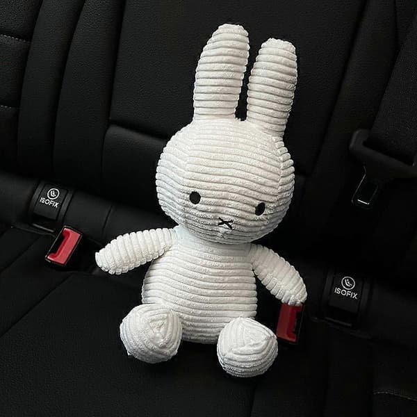 【03】Miffy Manchester Plyslegetøj - 25/35cm Hvid (D)