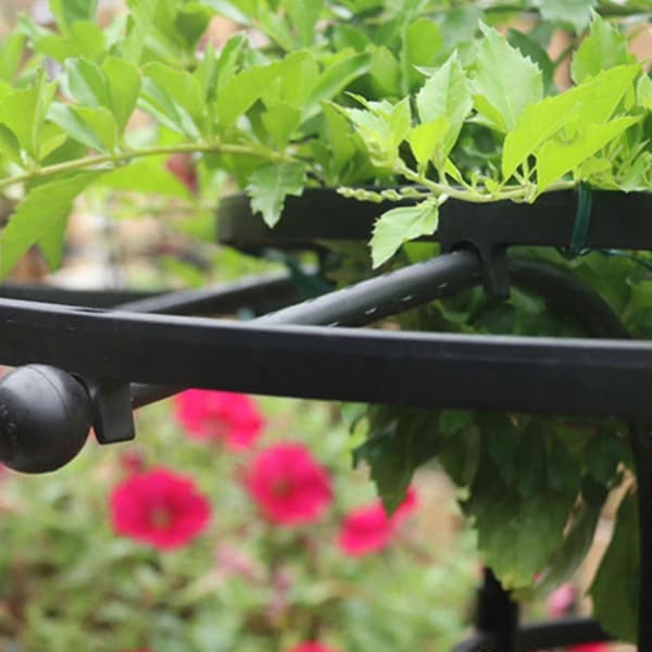 Trädgårdsspaljer för klätterväxter och blommor, Metallspaljer för utomhusbruk 180cm