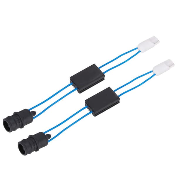 2 STK T10 LED Advarselsannullator Adapter Forlygte Fejlfri Dekoder Enhed Modstand