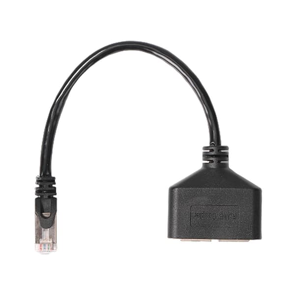 Ethernet Splitterkabel - RJ45 Han til To Hun Adapter, en Passiv LAN Netværksforlænger