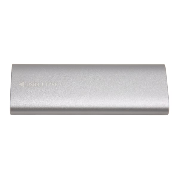 M.2 SATA SSD -kotelo USB C 3.1 10 Gbps UASP Trim Alumiiniseos Type C SSD -kotelo 2280 2260 2242 2230 -kokoisille NVME- ja NGFF-protokollille, hopeanvärinen