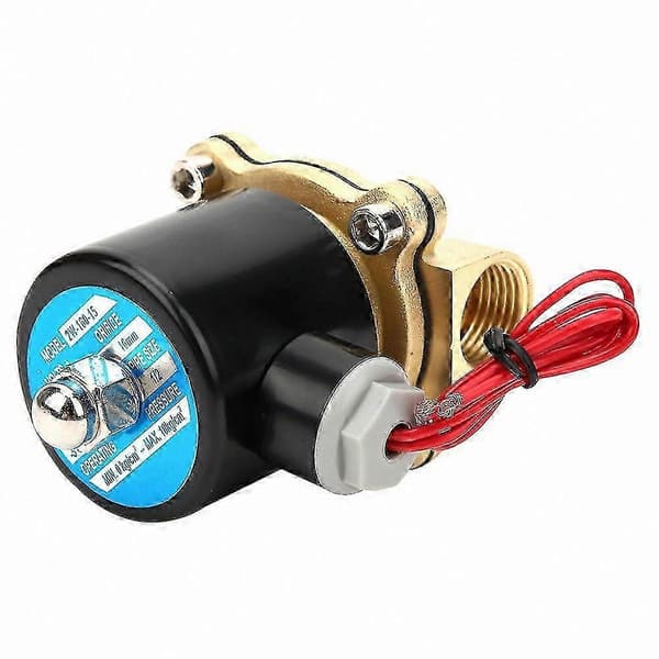 Enkeltventil med G1/2 BSPP indvendigt gevind, 220V, holdbar messingkonstruktion