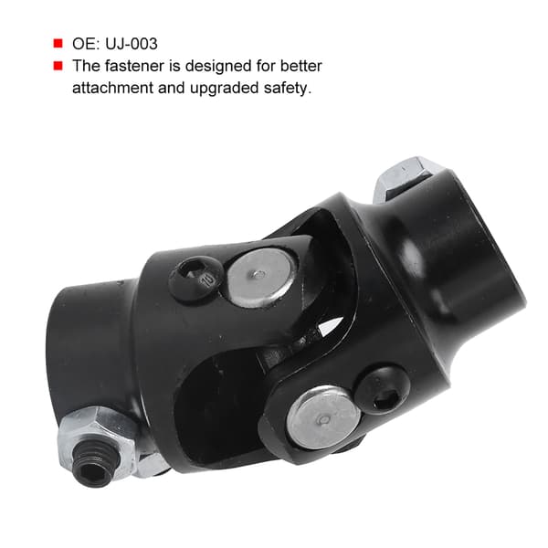 Styraxel U-led 3/4-36 Spline X 3/4in DD för slipmaskiner Nivellerare Passar för Mustang (Svart)
