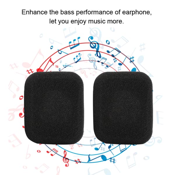 Et par udskiftnings ørepuder blød skum pude headset cover etui