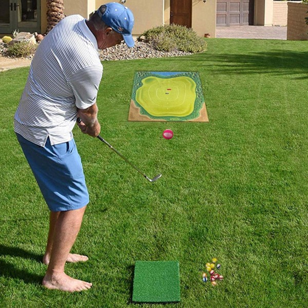 Afslappet golfspilsæt, Chipping golfspilsmåtte, Golfslagmåtter