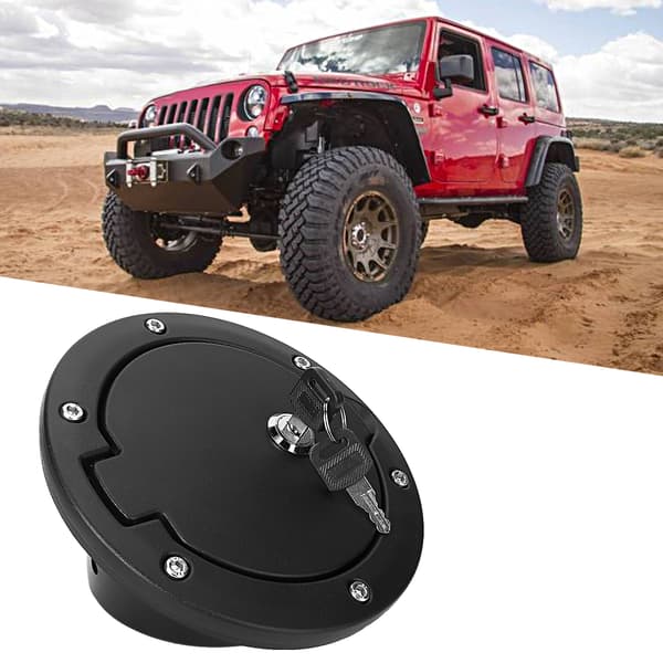 Brændstoftankdæksel med lås passer til Jeep Wrangler JK 2007-2017