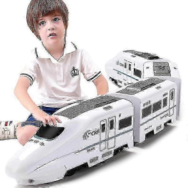 1:8 Harmony Railcar Simulation Højhastighedstog Legetøj Elektrisk Lyd Lys Model Puslespil Børnebil Legetøj