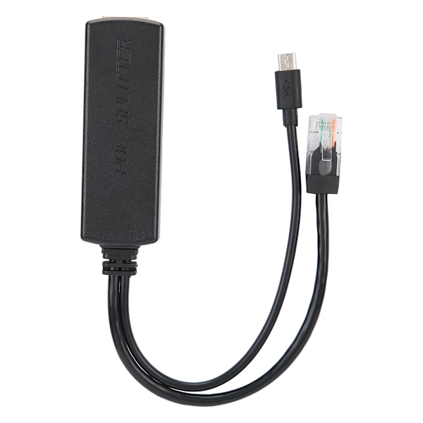 POE Splitter Strömförsörjningsmodul USB Standard Isolationsseparator Kabel 48V till 5V