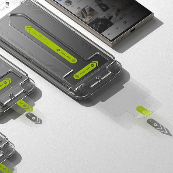 【03】【14 vuotta】Ringke Galaxy S24 Ultra 2-PACK Easy Slide -näytönsuoja yksityisyys 90