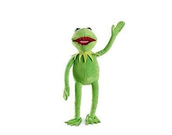 【03】Kermit the Frog Handdocka, Kermit the Frog Gosedjur Plyschleksak för