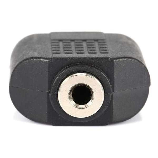 3,5 mm hun stereo jack til dobbelt 2 RCA phono han F/M splitter adapter konverter