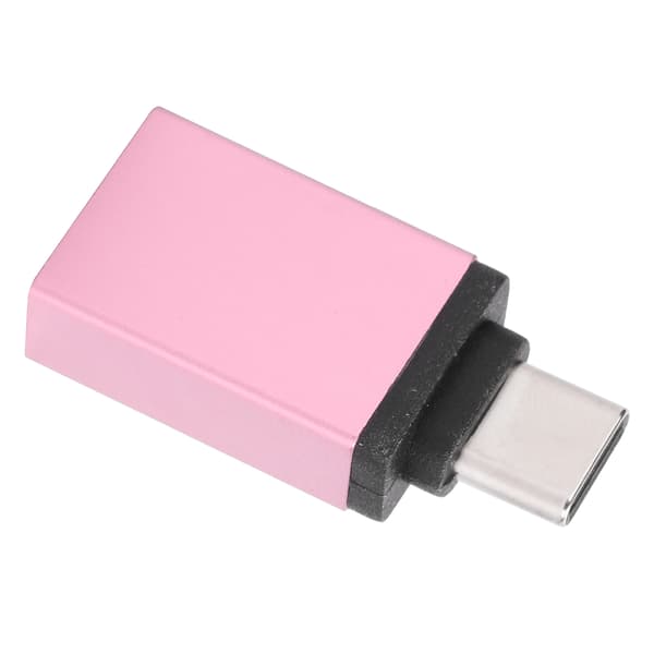Typ C Adapter Konverter Mobiltelefon Notebook USB Snabbladdning Datortillbehör (Roséguld)