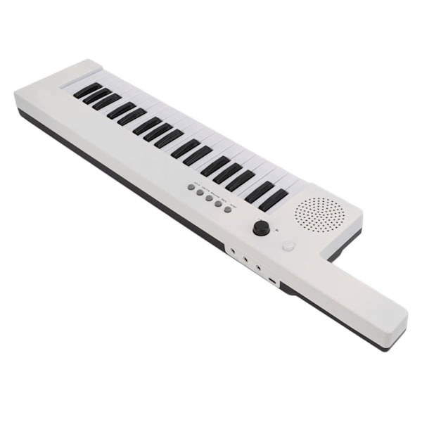 37 Tangenter Keyboard Piano Bärbar Gitarr Elektronisk Orgel Mini Keytar Utbildning MusikinstrumentBF-3755 Vit