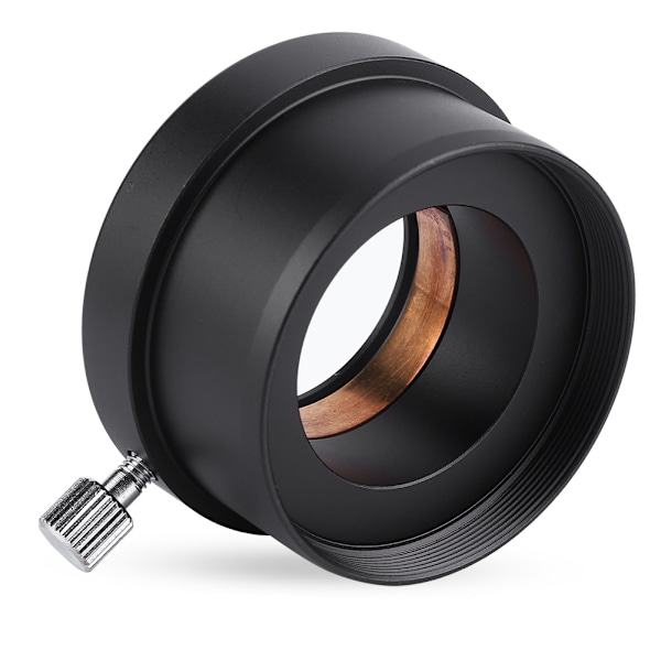 2\" til 1,25\" Teleskop Okular Mount Adapter Sort Metal Tilbehør Adapter