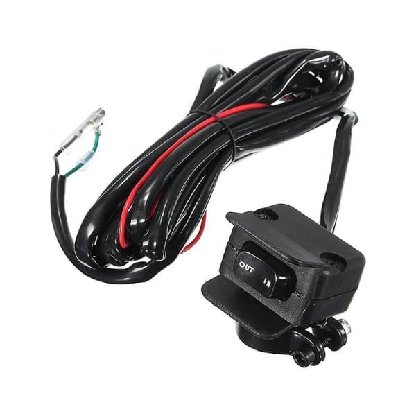 【03】12V Winch Rocker Switch with Mounting Bracket and Control Cable Kit for ATV UTV Cisea Electric Winch