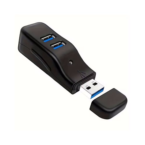 usb 3.0-hub, usb-hubadapter, 4 portar för USB 3.0, Mini USB A-portförlängare