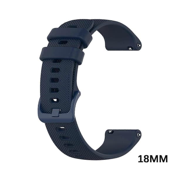 Smartklockor Armbandsbyte Snabbkoppling Mode Sportarmband Klockarmband för Smartklockor Navy 18mm