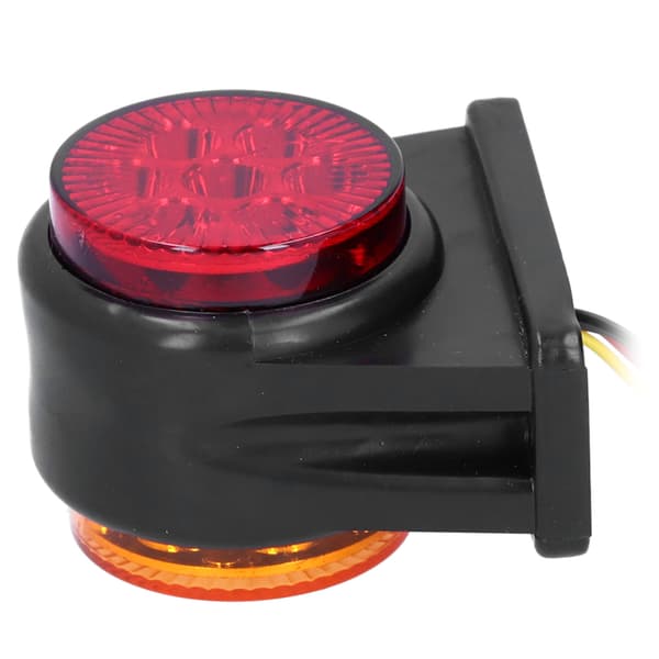 12‑24V LED Sidemarkeringslys Rød Gul Dobbeltfarve Sidelys IP65 Vandtæt Universal til Bil Lastbil Trailer