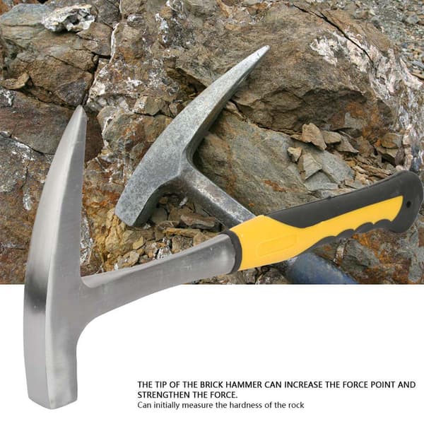 Dubbelhuvud Platt Mun Geologisk Undersökning Tegel Anknäbbshammare (L)