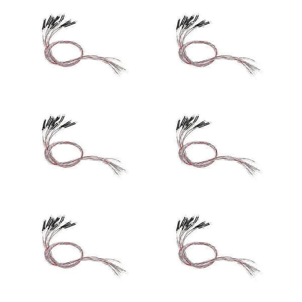 60 stk. 3 mm LED-lys til diorama, modelltog, dekorationsrekvisitter