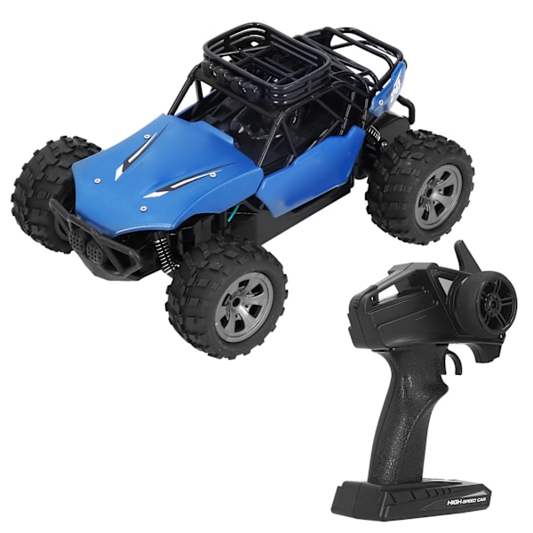 1/18 RC Kiipeilyauto Alloy Off Road -ajoneuvo Kaukosäädin Sähköinen Lelu Lapsille 2.4G Sininen