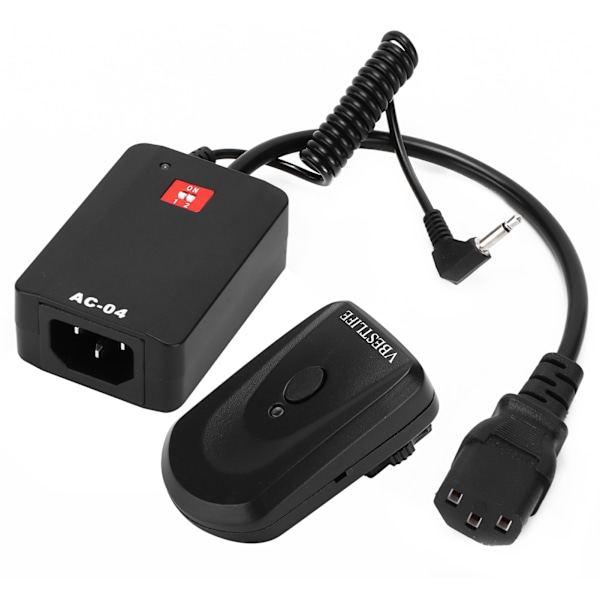 VBESTLIFE AC110‑240V 4-kanals trådløs studio-flashtrigger fjernbetjent flashtrigger-modtager