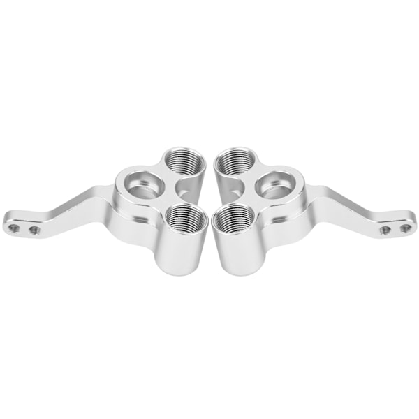 2 stk. bagakselssæde i aluminiumslegering 122012(02166) Passer til HSP 1/10 RC Bil 94122 94188 Sølv