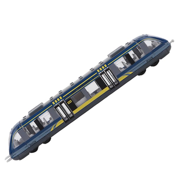 Børns pædagogiske legetøj Simulation Alloy Tog Model Bil Legetøj Fødselsdagsgave til børn (Blå)