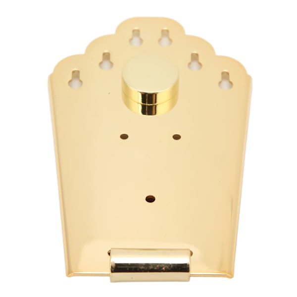 Jazzgitarrstall Metall Fläktform Jazzgitarrstall Ersättning för Semi Hollow Elgitarr Tillbehör Guld