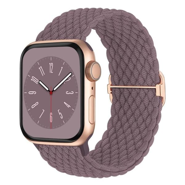【03】5-pack flätade solo looparmband kompatibla med Apple Watch (38mm, 40mm, 41mm) 5-pack 5 pack 5 pack 38/40/41mm