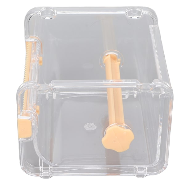 Transparent Multi Masking Tape Cutter Dispenser Synlig Rullteiphållare för Hemmakontor Skola Orange