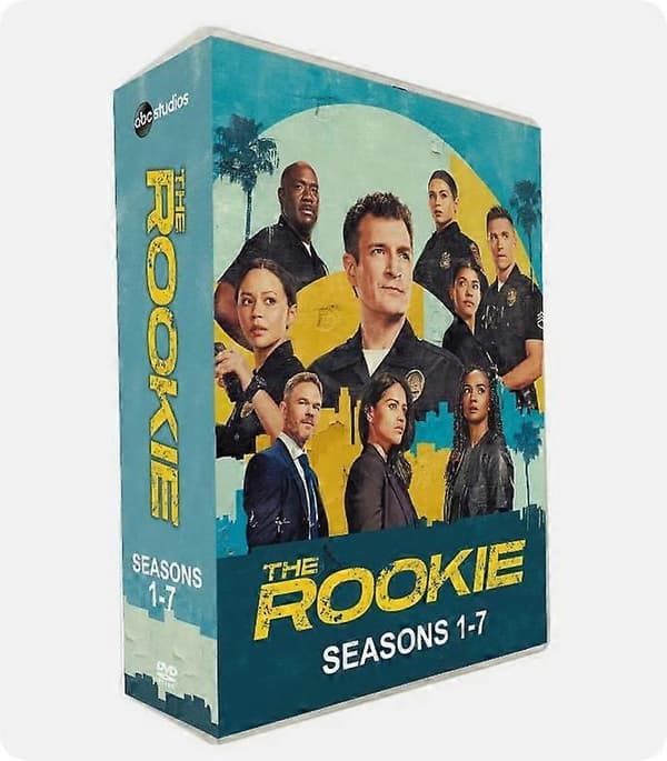 【03】The Rookie: Hele serien, sæson 1-7 (DVD, 25-disc sæt) engelsk version