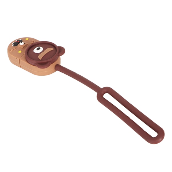 Tecknad USB-minne Brunbjörn Standard USB2.0 Plug and Play Höghastighetsminne Tumminne för Backup Resor Kontor 128GB