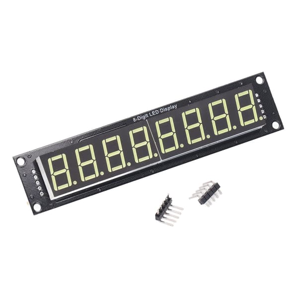 8-cifret rør LED-segmentdisplay 74HC595 Driver Digital Optoelektronisk Modul Hvid 0,56in