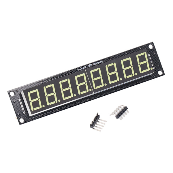 8-siffrig Rör LED Segmentdisplay 74HC595 Drivrutin Digital Optoelektronisk Modul Vit 0.56in
