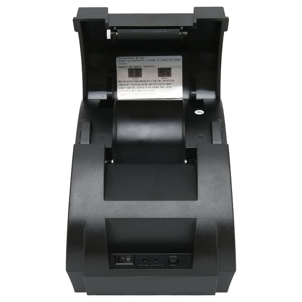 Labelprinter 90mm/s Hurtig Udskrivningshastighed Høj Opløsning Pladsbesparende Design Termisk Printer 100V til 240V EU Stik