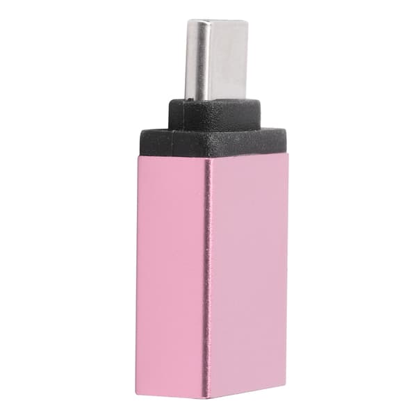 Typ C Adapter Konverter Mobiltelefon Notebook USB Snabbladdning Datortillbehör (Roséguld)