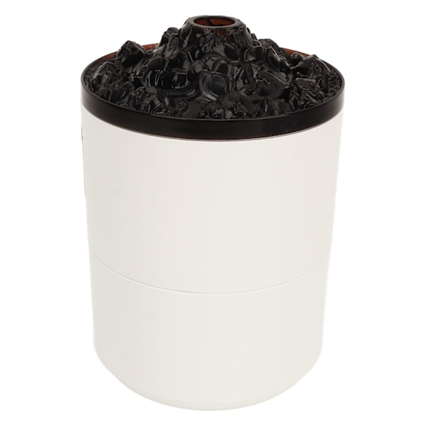 Flammefuktare Aromaterapi Eterisk Oljediffuser 450ml Jellyfish Mist Volcano Flame Diffuser USB Automatisk Avstängning för Hem Sovrum Kontor