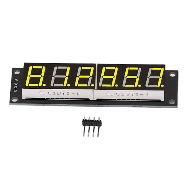 Digitalt displaymodul 0,56in 6-cifret 7-segment TM1637 displayrør med gult lys